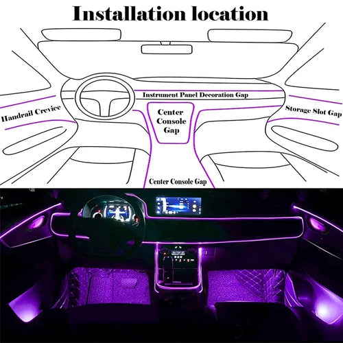 GlowRide NeonFlex App-Controlled RGB Strip