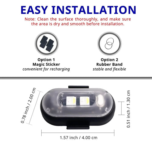 GlowRide FootZone RGB Strobe Kit